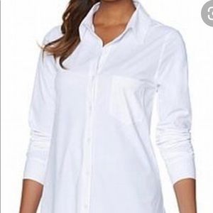 Lyssé Schiffer white button down